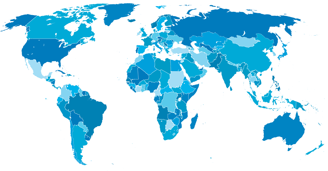 全球交付地图